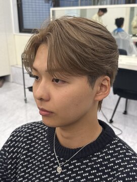 アイトーキョー 渋谷(AI TOKYO) 韓国ショート/ダブルカラー/ミルクティーベージュ