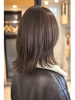 アコロン(acoron) ウルフ調レイヤー/グレージュカラー/髪質改善