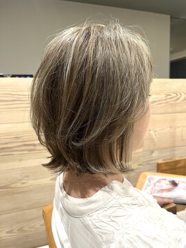 ナインヘアーアンドメイク(NINE hair&make) ハイトーン白髪ぼかし