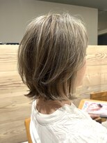 ナインヘアーアンドメイク(NINE hair&make) ハイトーン白髪ぼかし