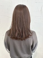 ヘアーデザイン アンジェロ インアルト(Hair Design Angelo In alto)&nbsp;30代/40代/50代　セミロング/アッシュベージュ