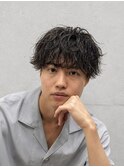 緩めシャドウパーマ/メンズ/men's/メンズサロン/眉毛