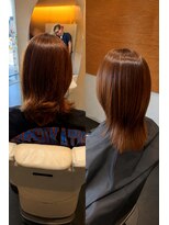 ビーアップヘアー(be:up hair) クセが強くなくても縮毛矯正