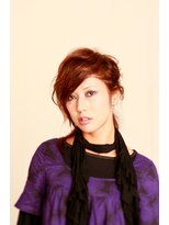 アンティベーシック(Anti basic)&nbsp;エアリーな束感とクールなハーフアップスタイル