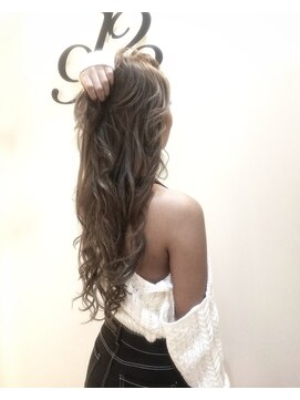 インプルーヴ アートスタイルヘアー(imProve Art style hair) ハイライトを入れた立体感カラー&エクステロングヘアー♪