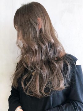 アルバム 渋谷パルコ(ALBUM) くるみシアグレー_ウェーブパーマフォギーベージュ_ba290984