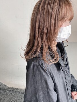 キャンバス バイ ネオリーブ 横浜西口(Canvas by neo.) ミディアムレイヤーペールクリームベージュ◎sk