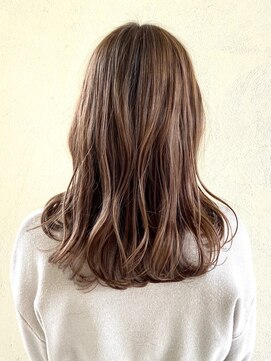 キャパジャストヘアー(CAPA just hair) ハイライト_ミルクティーブラウン