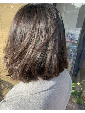 美容室 ルアル 市原市八幡宿店(Luar) ボブ×グレージュ