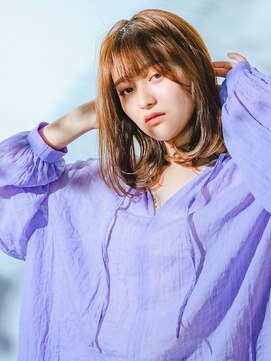 メゾンデエムスラッシュ センター北(Maison des M.SLASH) M.SLASHセンター北/ワンカール/くせ毛風/テラコッタ/小顔/耳かけ