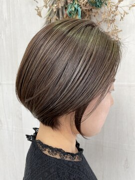 プランタン(Printemps) コンパクトショートハイライトショート ハイライト ショートボブ