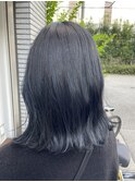 大人かわいいボブ×ブルージュカラー