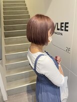 アイリー 名古屋(A/LEE)&nbsp;切りっぱなしボブ／ピンクベージュ