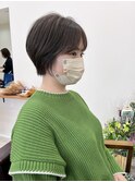 大人ナチュラルショートボブ