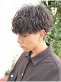 波巻きセンターパートツイストスパイラル名古屋メンズパーマ