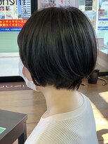 フレンズ 環状通東店(friend's)&nbsp;セシルカット　ブルーブラック　20代　マッシュショート　6