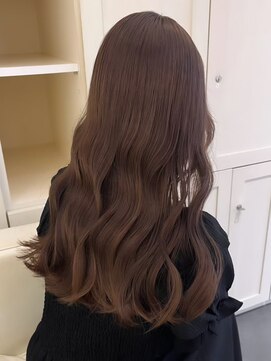 ベレーザ 渋谷(BELEZA) 5809透明感グレージュカラー艶髪ワンホンヘア韓国レイヤーロング