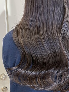 クム 川越(kum) 【ココアグレージュ韓国風ヘア】