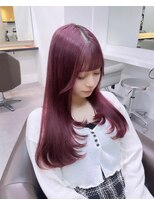 ベレーザ 渋谷(BELEZA)&nbsp;7364髪質改善ブリーチなしダブルカラーレイヤーカット韓国オン眉