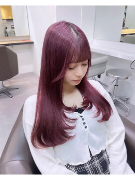 ベレーザ 渋谷(BELEZA) 7364髪質改善ブリーチなしダブルカラーレイヤーカット韓国オン眉