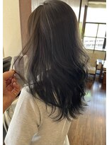 ダアッカ(da acca)&nbsp;ブリーチなしダブルカラーブルーグレー