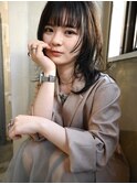 ミディアムウルフカット
