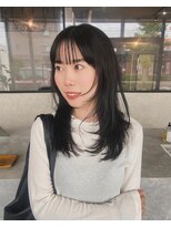 ムード カナザワ(mood kanazawa)&nbsp;20代/30代/レイヤーカット/暗髪ヘア