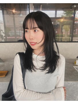 ムード カナザワ(mood kanazawa) 20代/30代/レイヤーカット/暗髪ヘア