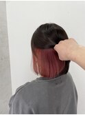 インナーカラー×ピンクレッド【CIEL×maki】