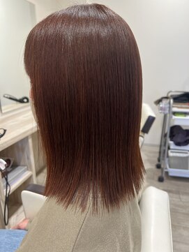 アーチ 十三部店(arch) ミディアム切りっぱなしボブ