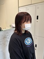 アローム(alom) イメチェン/ホワイトブロンド/外ハネボブ/美髪/茅ヶ崎