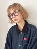 ボブパーマ/顔まわりレイヤー/ボブ