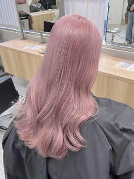 ペレ 渋谷(PELE) くびれヘア/アプリコットオレンジ/夏のヘアアレンジ/渋谷