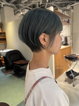 エルム 原宿 表参道(yelm) コンパクトショート/ターコイズグリーン