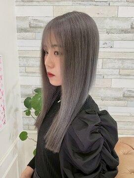 セイル(Sail) シルバーグレーストレートロング