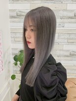 セイル(Sail) シルバーグレーストレートロング