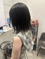 ベル 銀座5丁目店(Belle)&nbsp;結べる長さの扱いやすいボブ　暗髪カラー