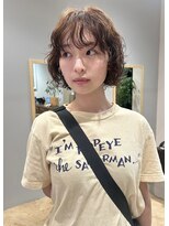 トリッカ 銀座(tricca)&nbsp;ボブパーマ/ウェーブパーマ/顔周りレイヤー/簡単スタイリング