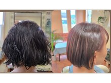 8年継続ご来店のお客様はクセ毛コントロールで常に艶髪☆