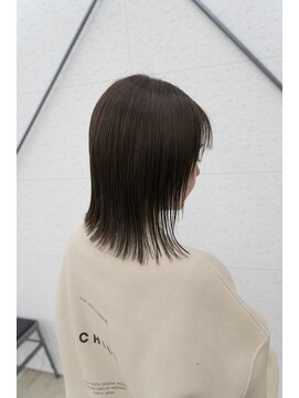 ビーヒアナウ N゜03 金沢駅西店(BE HERE NOW) 結べるボブ外ハネボブレイヤーカットモテ髪切りっぱなし