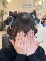 ヘアメイクアンドセットサロン リッコ(Hair make&set salon Ricco) 【大阪梅田】リボンヘア