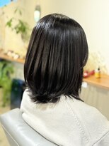 ウィート(wheat)&nbsp;うるつや黒髪くびれボブ♪