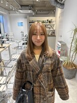 ローレンジウ(LOREN JU)&nbsp;着物ヘア/ダークアッシュ/ミディアムレイヤーカット/名古屋名駅