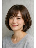 骨格矯正グラデーションボブ#田無 #美容室 #ボブ