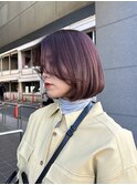 フレンチボブ/ピンクカラー