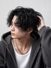 ★男性2番人気★カット+パーマ+眉カット+最高級マイクロバブル