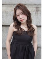 コノカ 北浜(KONOKA)&nbsp;レイヤーカット/顔まわりカット/韓国ヘア/ミルクティーベージュ