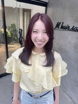エムドットヘアーサロン(M. hair salon)&nbsp;【門田美穂】カシスレッド～なかわいこちゃん★★