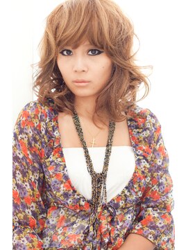 美容室 ファクト(fact) 大人かわいい☆透明感ハイカラー×くせ毛風パーマ◎乾かすだけ♪