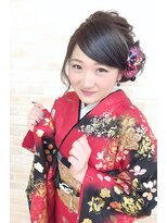 アムールマヤ&nbsp;成人式アップスタイル☆